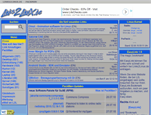 Tablet Screenshot of links2linux.org